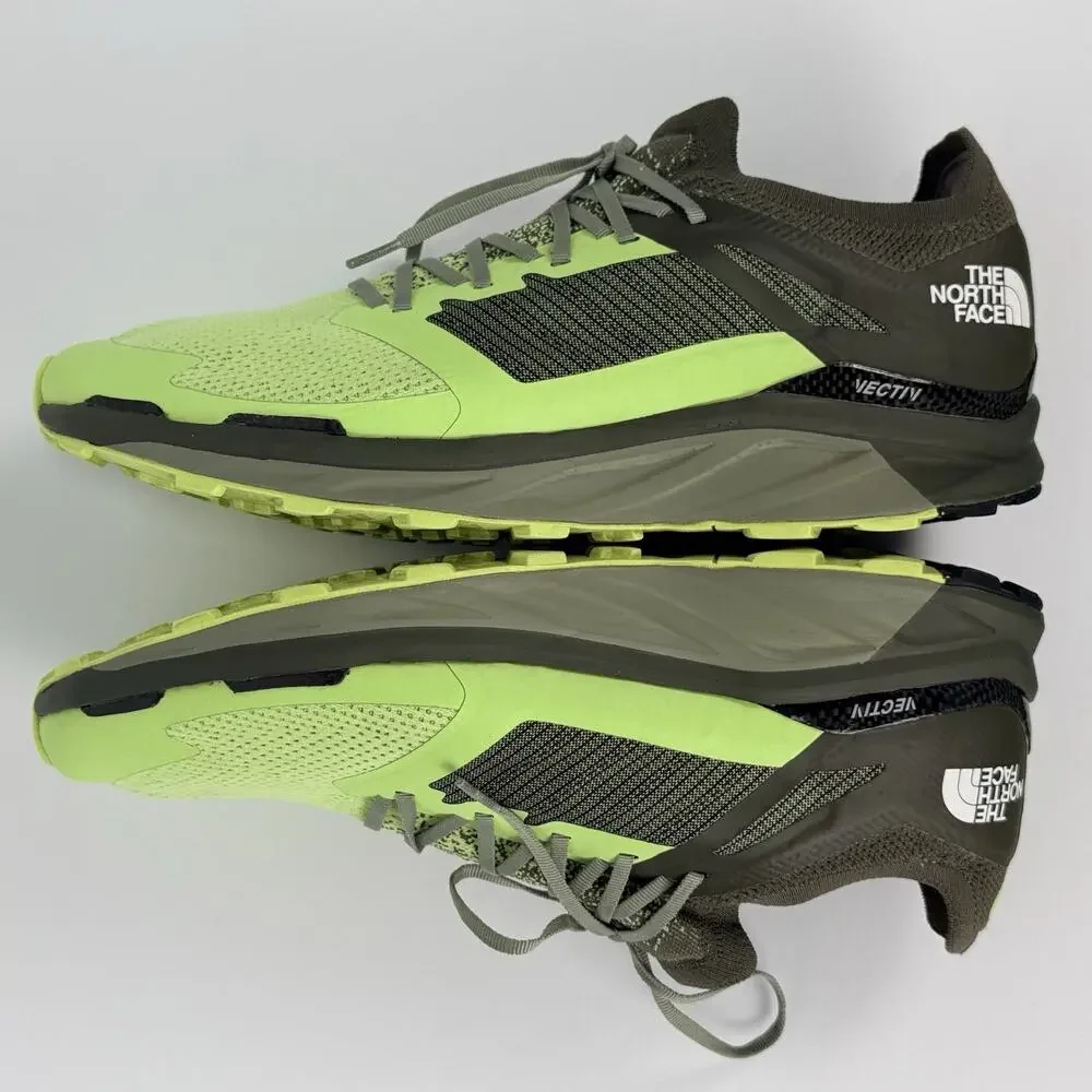 The North Face Men's Flight VECTIV Trail Running Shoes Green/Grey 12 Size